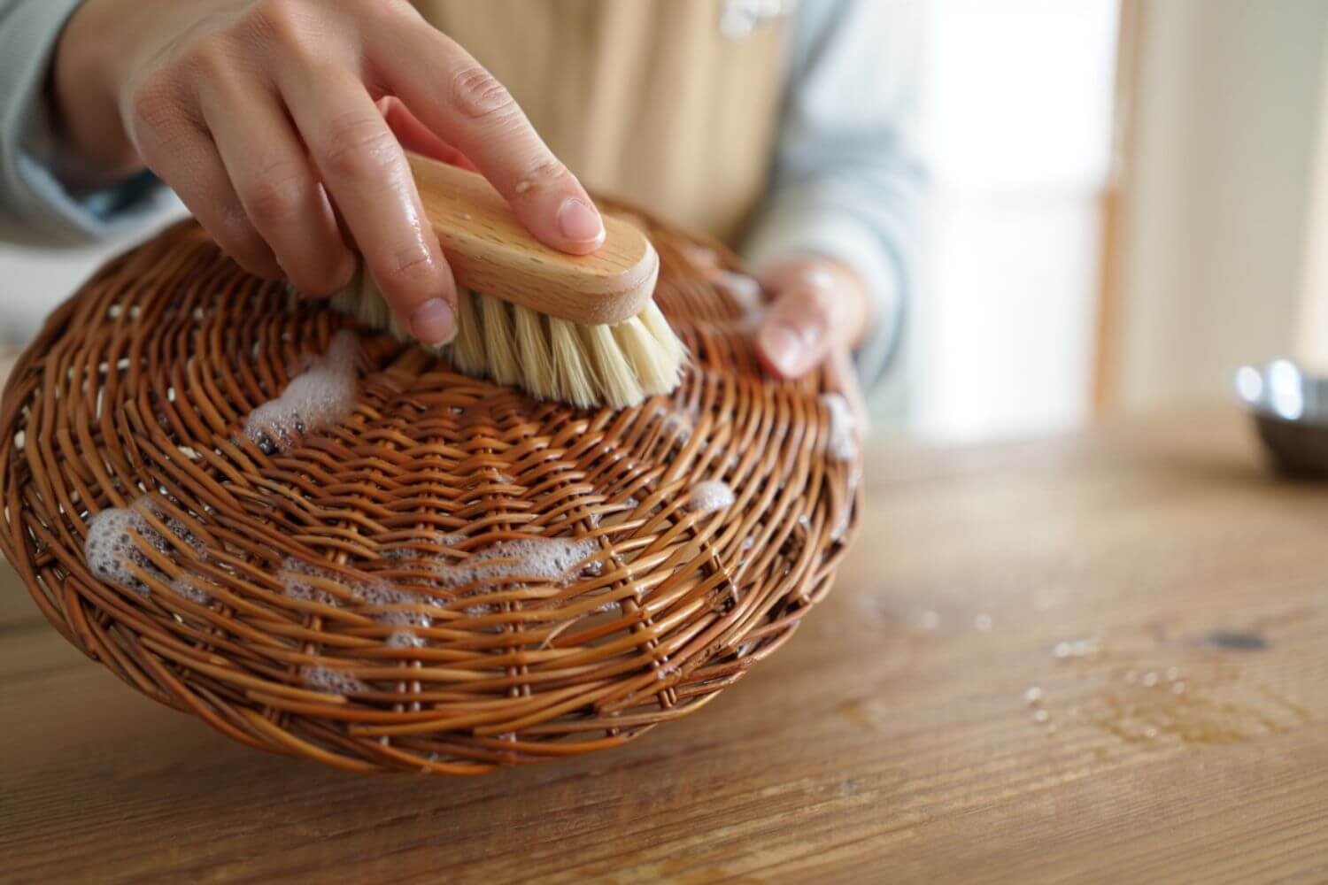Come Lavare un Cesto di Vimini
