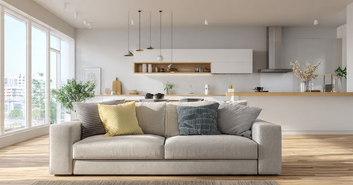 Come arredare un soggiorno con cucina a vista